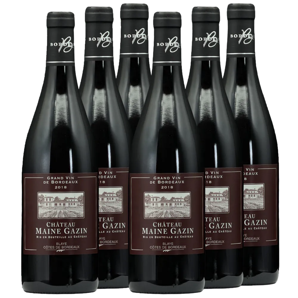 Bordeaux Rouge 2018- 6 x bottles – Château Maine Gazin Australia